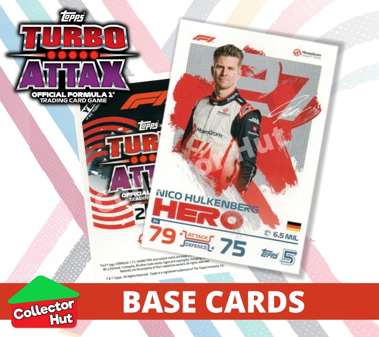 Topps Turbo Attax Formula 1 F1 2024 #1-166 Base Cards YOU CHOOSE