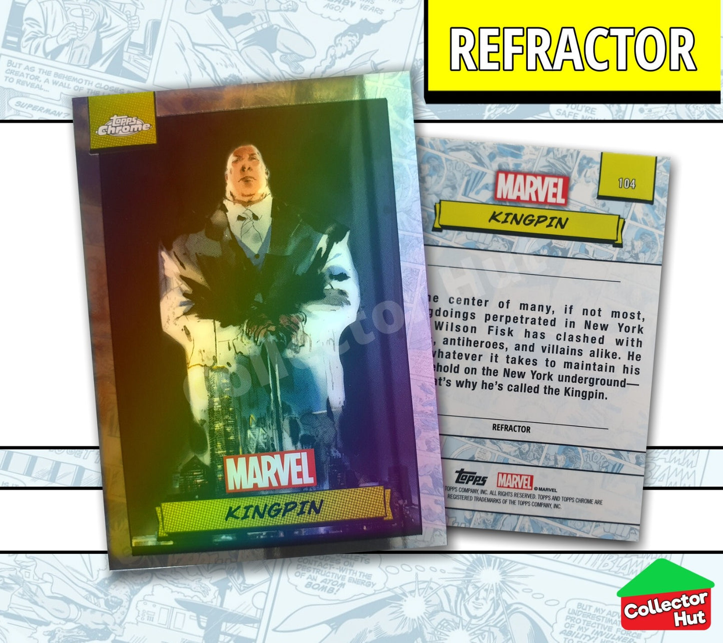 Marvel Topps Chrome 2024 REFRACTOR Card Collection YOU CHOOSE