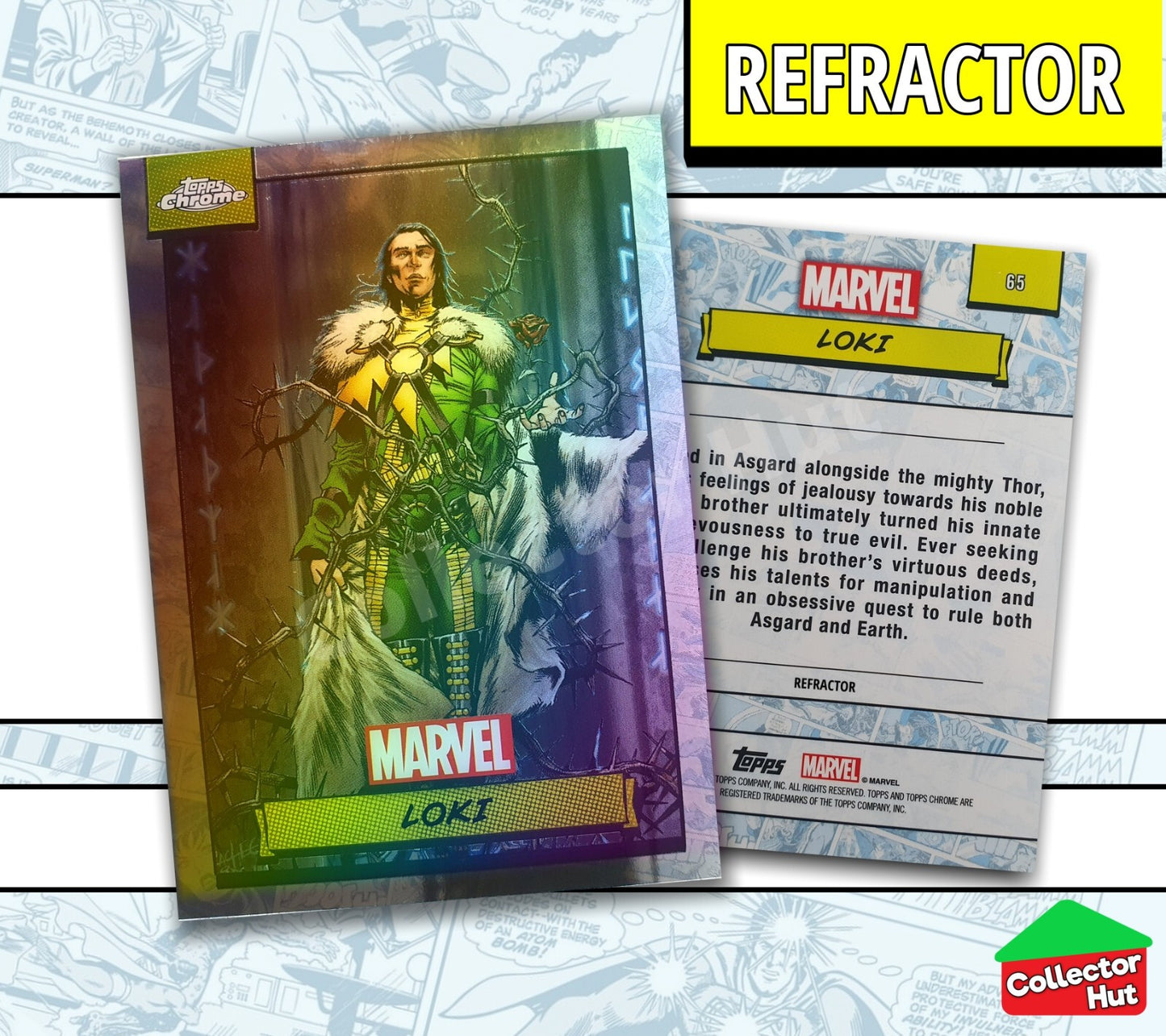 Marvel Topps Chrome 2024 REFRACTOR Card Collection YOU CHOOSE