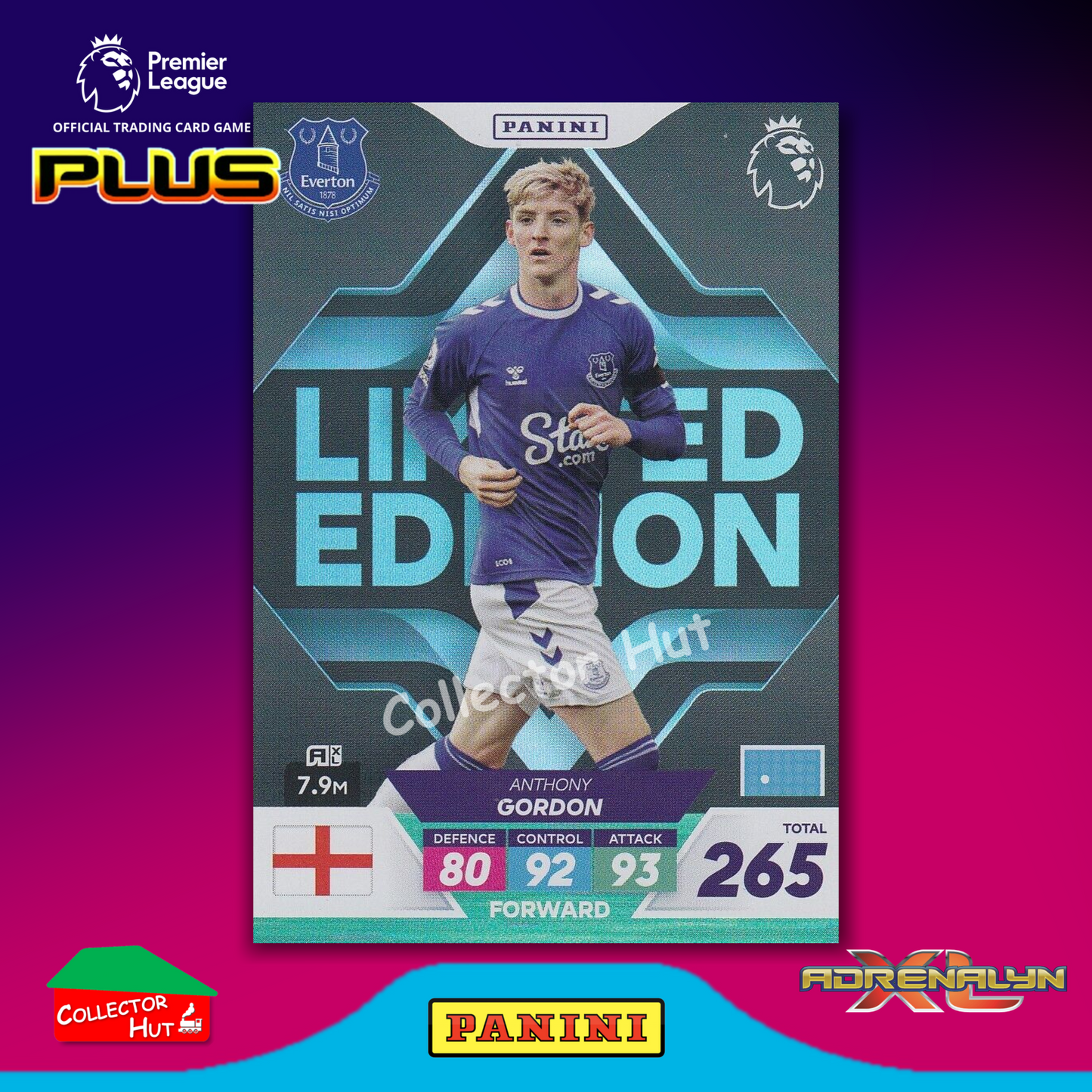 Panini Premier League Adrenalyn XL PLUS 2023 2022/23 GOLDEN BALLER & LIMITED