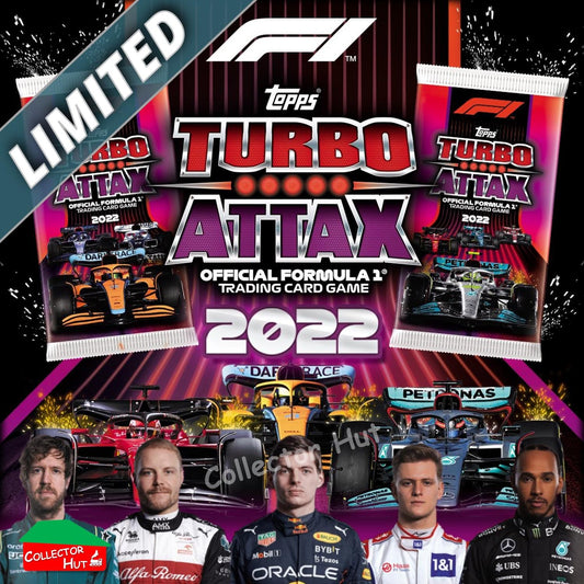 Topps Turbo Attax Formula 1 F1 2022 Limited Edition, 100 Club & Foil Cards