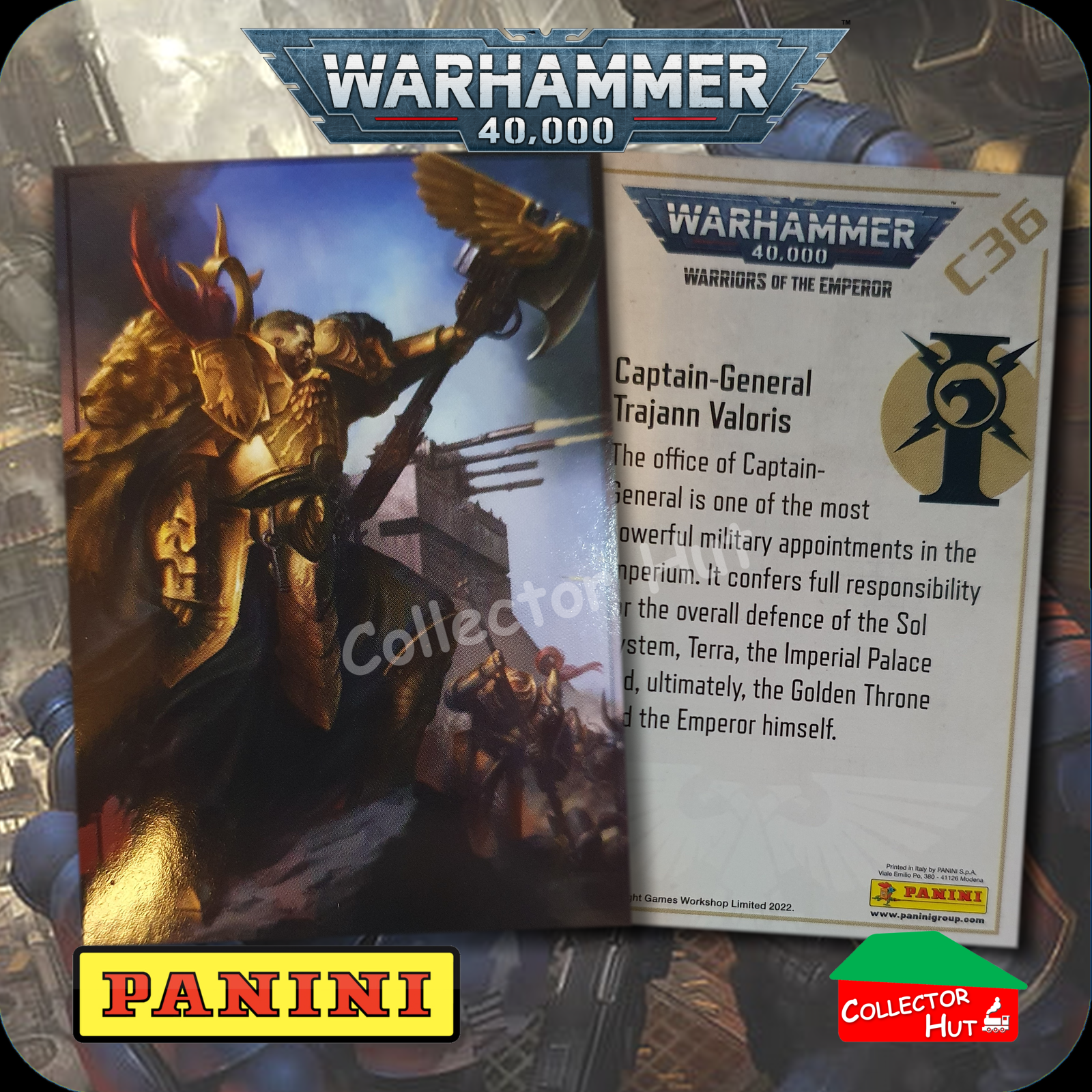 PANINI Warhammer 40,000 40k Warriors of the Emperor Trading Cards You Choose