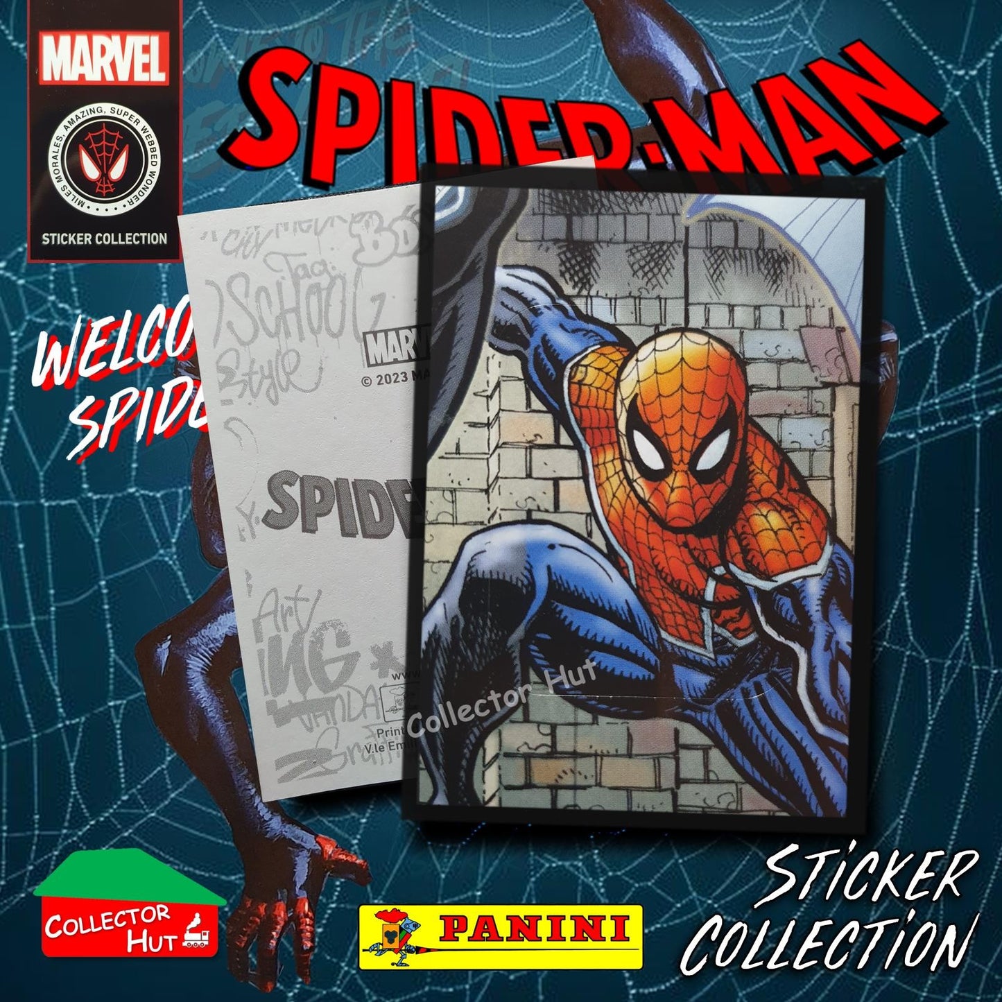 Panini Spider-Man Spider-Verse 2023 Collection Sticker Singles #1-163 & F1-30