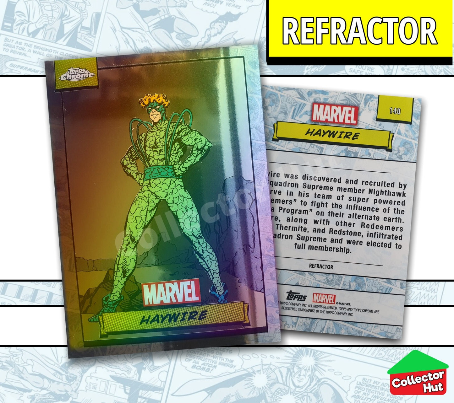 Marvel Topps Chrome 2024 REFRACTOR Card Collection YOU CHOOSE