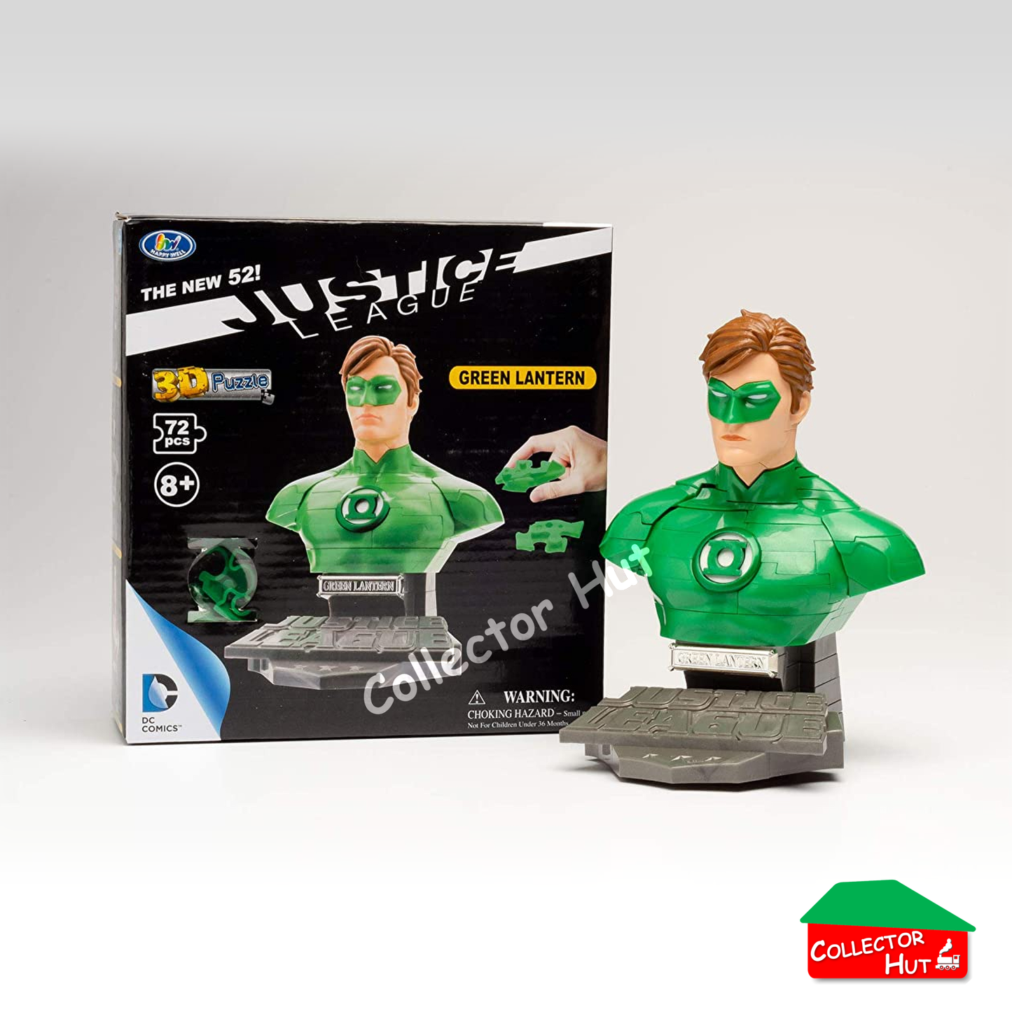 DC Justice League 3D Puzzle Bust The New 52! 72pcs Figurines Ornaments