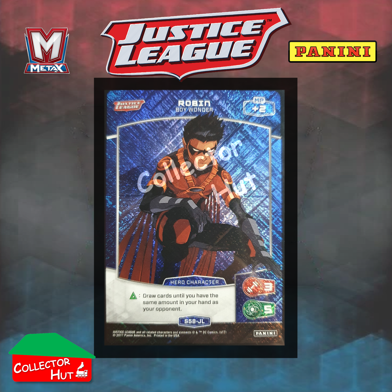 Panini MetaX DC Justice League Foil Cards S1-S72 Choose Your Card