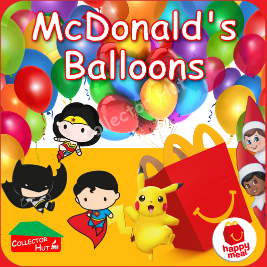 McDonald's Happy Meal Balloons Various Characters & Colours