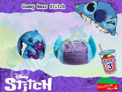 Disney Stitch Feed Me Blind Mini Figures Series 3 (Identified) New & Sealed