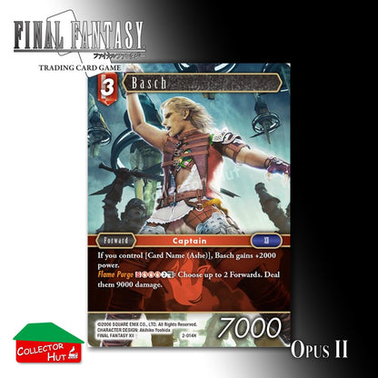 Final Fantasy Trading Card Game OPUS II 2 Singles You Choose