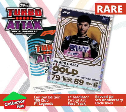 Topps Turbo Attax Formula 1 F1 2024 #313-344 RARE Limited Cards YOU CHOOSE
