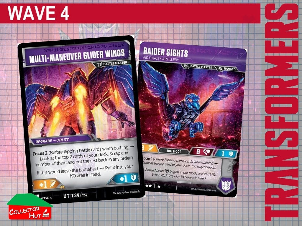 Transformers TCG CHARACTER Trading Cards All Waves