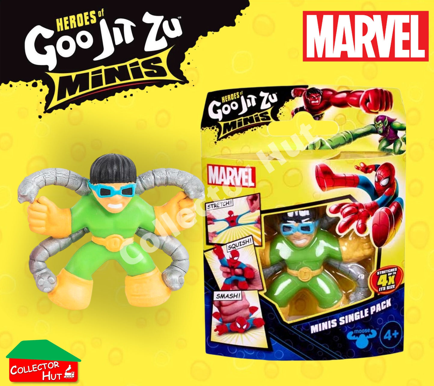 Heroes of Goo Jit Zu Minis Marvel Stretchy Sensory Toys to Collect!