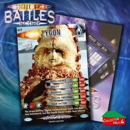 DOCTOR WHO Battles in Time #601-825 ULTIMATE MONSTERS RARE & COMMON Cards
