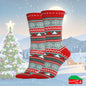 CHRISTMAS SOCKS Cotton Blend Anti-Odor Unisex Crew Socks CUSTOM Gift Set