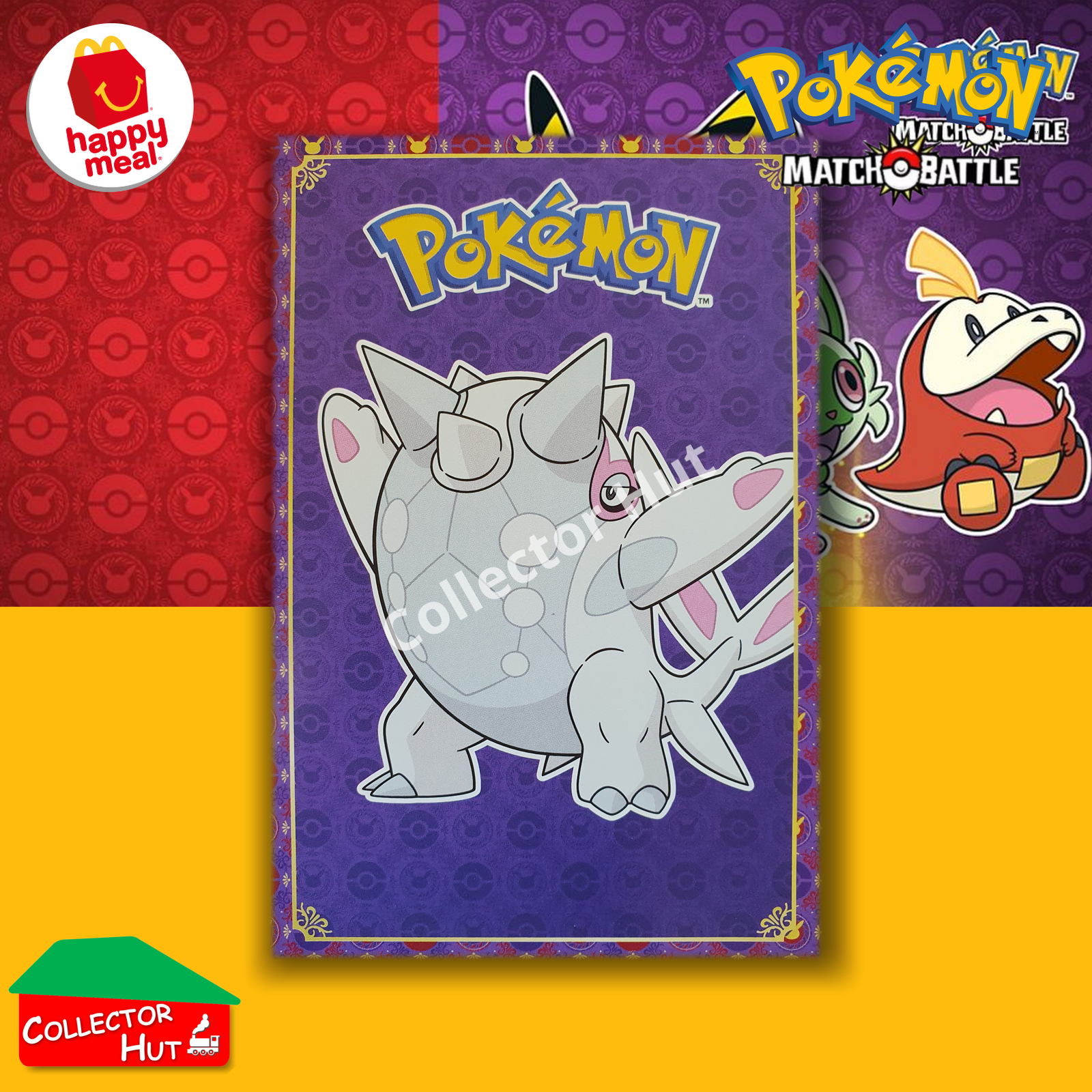 McDonald's Happy Meal 2023 Pokémon Match Battle SINGLE Trading Cards You Choose