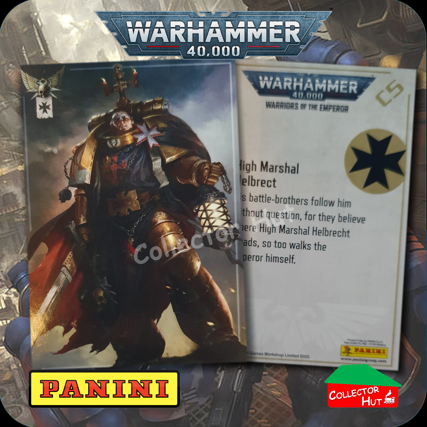 PANINI Warhammer 40,000 40k Warriors of the Emperor Trading Cards You Choose