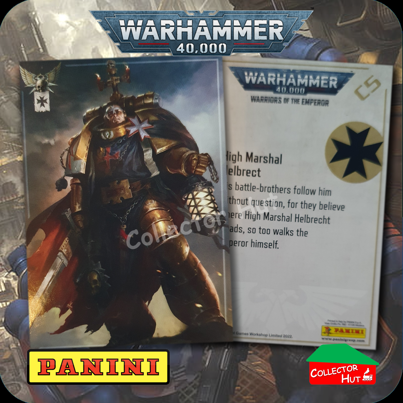 PANINI Warhammer 40,000 40k Warriors of the Emperor Trading Cards You Choose