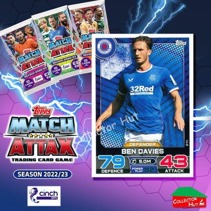 TOPPS MATCH ATTAX SPFL 2022/23 #1-162 Choose Your Card