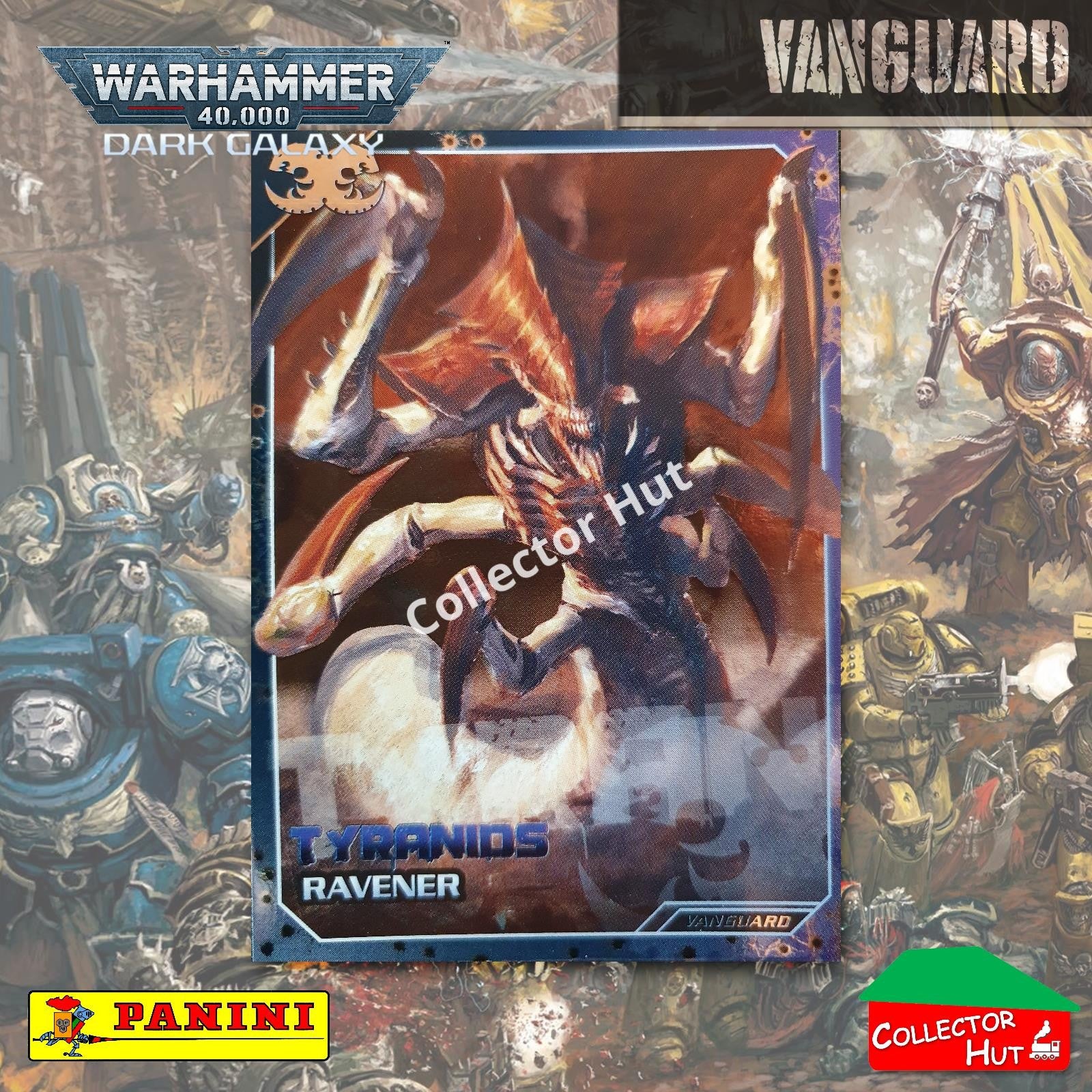 PANINI Warhammer 40,000 Dark Galaxy Parallel Trading Card Crusade Vanguard Purge