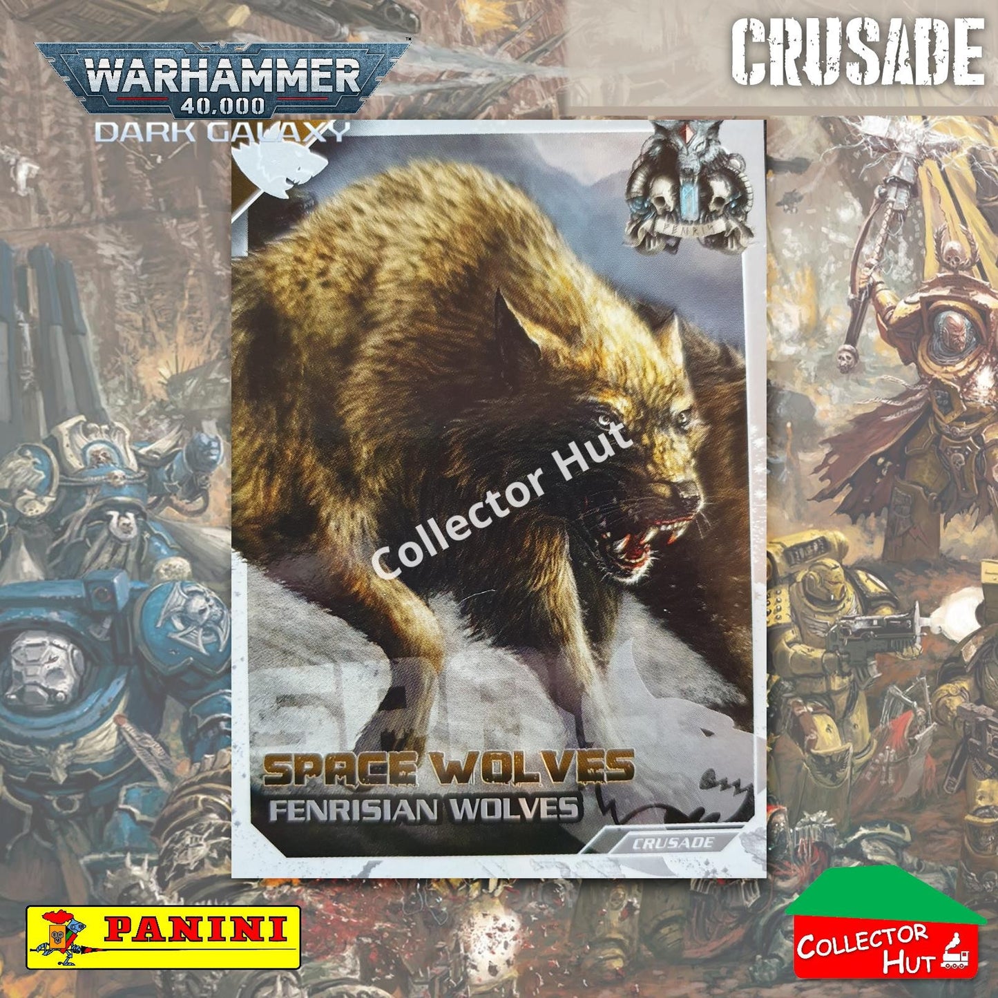 PANINI Warhammer 40,000 Dark Galaxy Parallel Trading Card Crusade Vanguard Purge