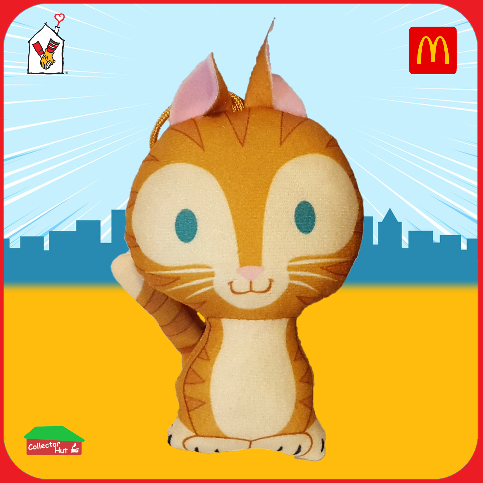McDonald's Happy Meal DC Super Heroes, Super-Villains, Super Pets Plush Toys