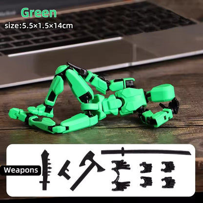 Shapeshift Robots Constructable Posable Action Figures for Art & Build Play