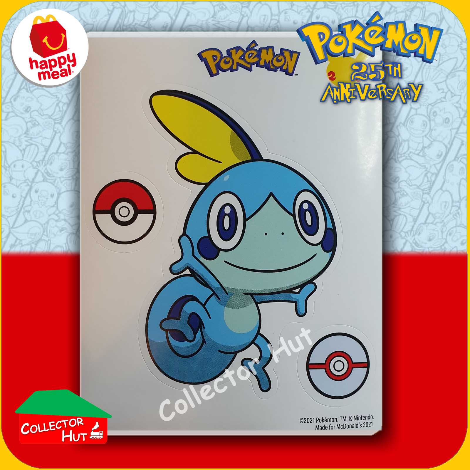McDonald's Happy Meal 2021 Pokémon 25th Anniversary Trading Cards You Choose