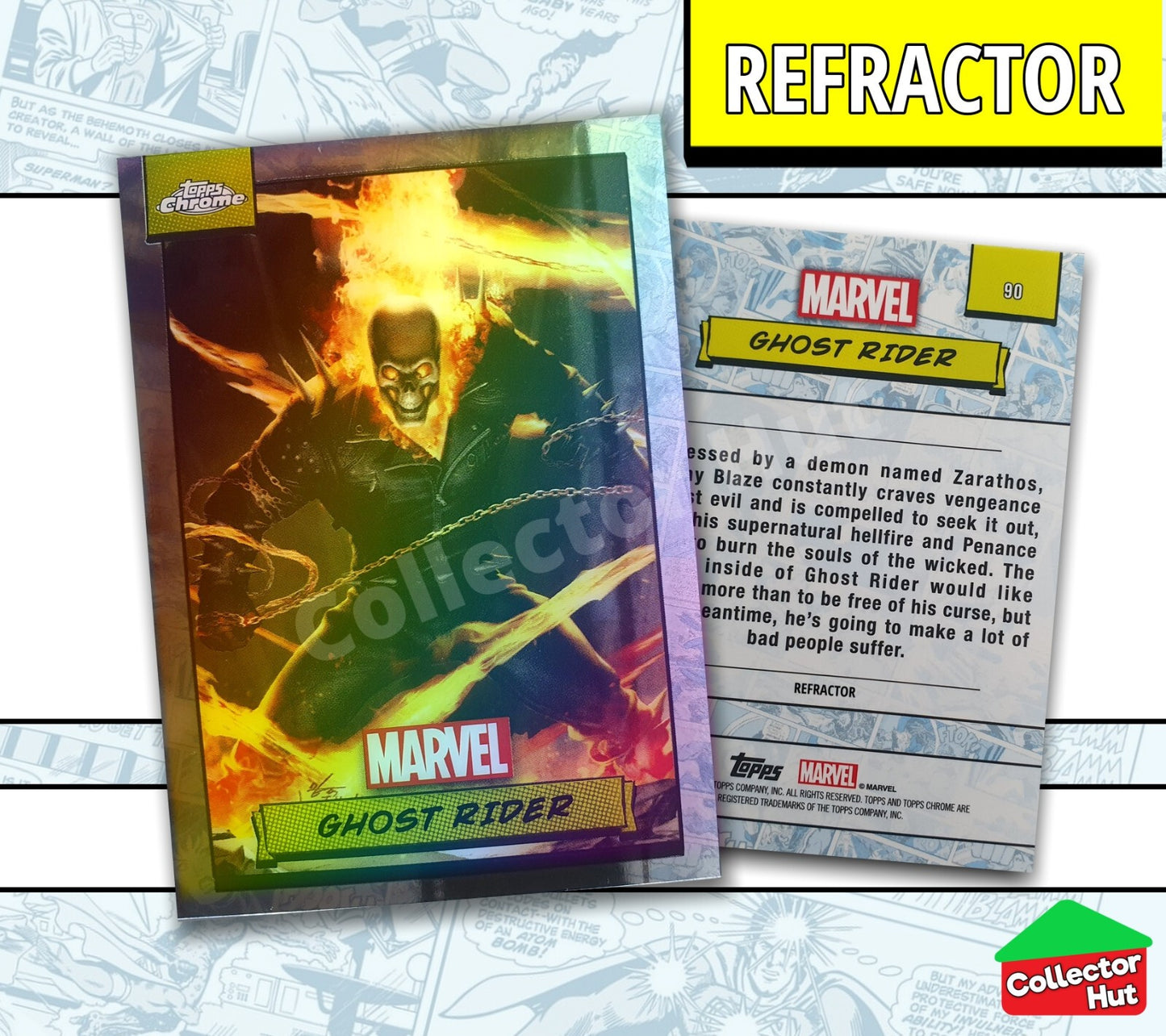 Marvel Topps Chrome 2024 REFRACTOR Card Collection YOU CHOOSE