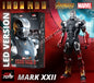 Iron Man Marvel Action Figures 1:10 Scale Avengers Infinity Saga LED VERSION