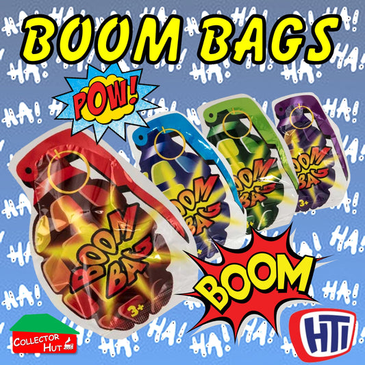 BOOM BAGS Practical Jokes, Party Bag Fillers Prank Toys 4 PACK Combined Postage