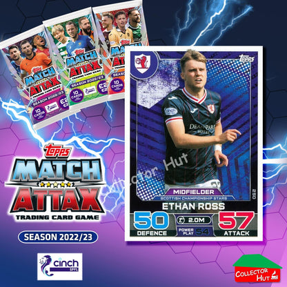 TOPPS MATCH ATTAX SPFL 2022/23 #163-264 Choose Your Card