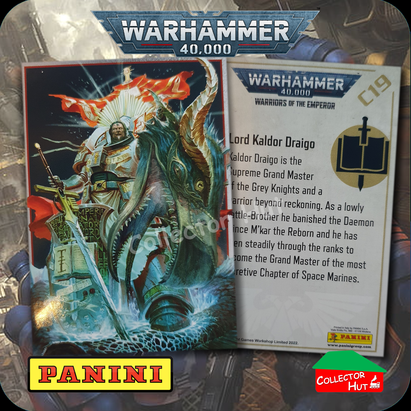 PANINI Warhammer 40,000 40k Warriors of the Emperor Trading Cards You Choose