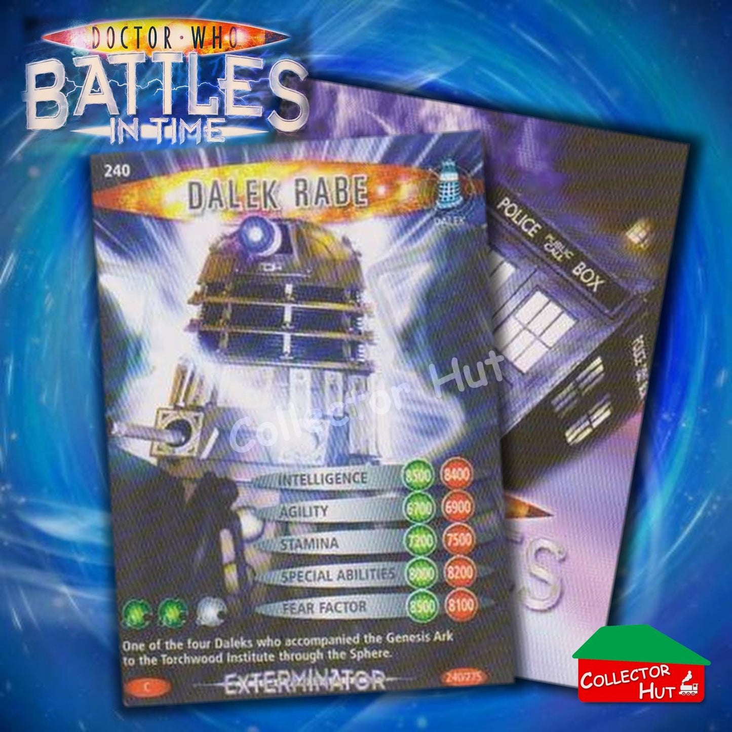 DOCTOR WHO Battles in Time #140-275 EXTERMINATOR RARE & COMMON Cards YOU CHOOSE