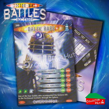 DOCTOR WHO Battles in Time #140-275 EXTERMINATOR RARE & COMMON Cards YOU CHOOSE
