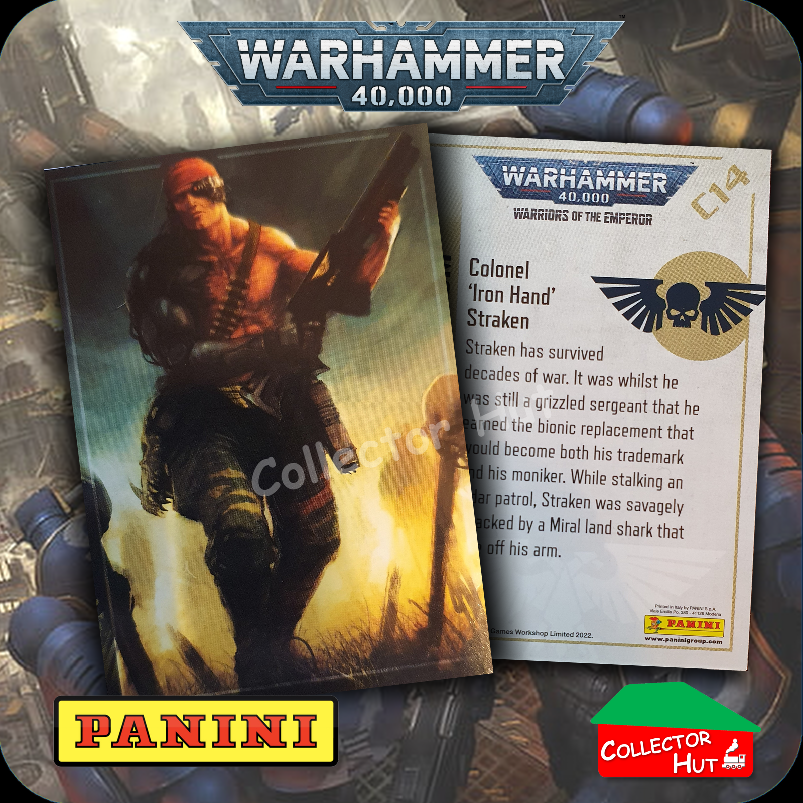 PANINI Warhammer 40,000 40k Warriors of the Emperor Trading Cards You Choose