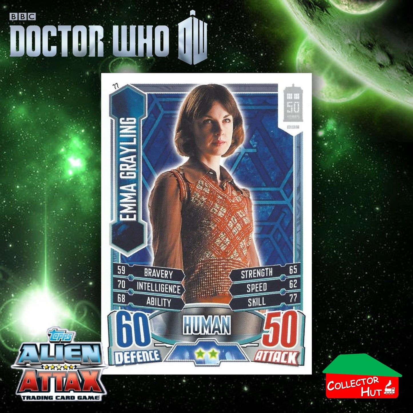 Topps Doctor Who Alien Attax 50th Anniversary Edition Companion Timeless Cards