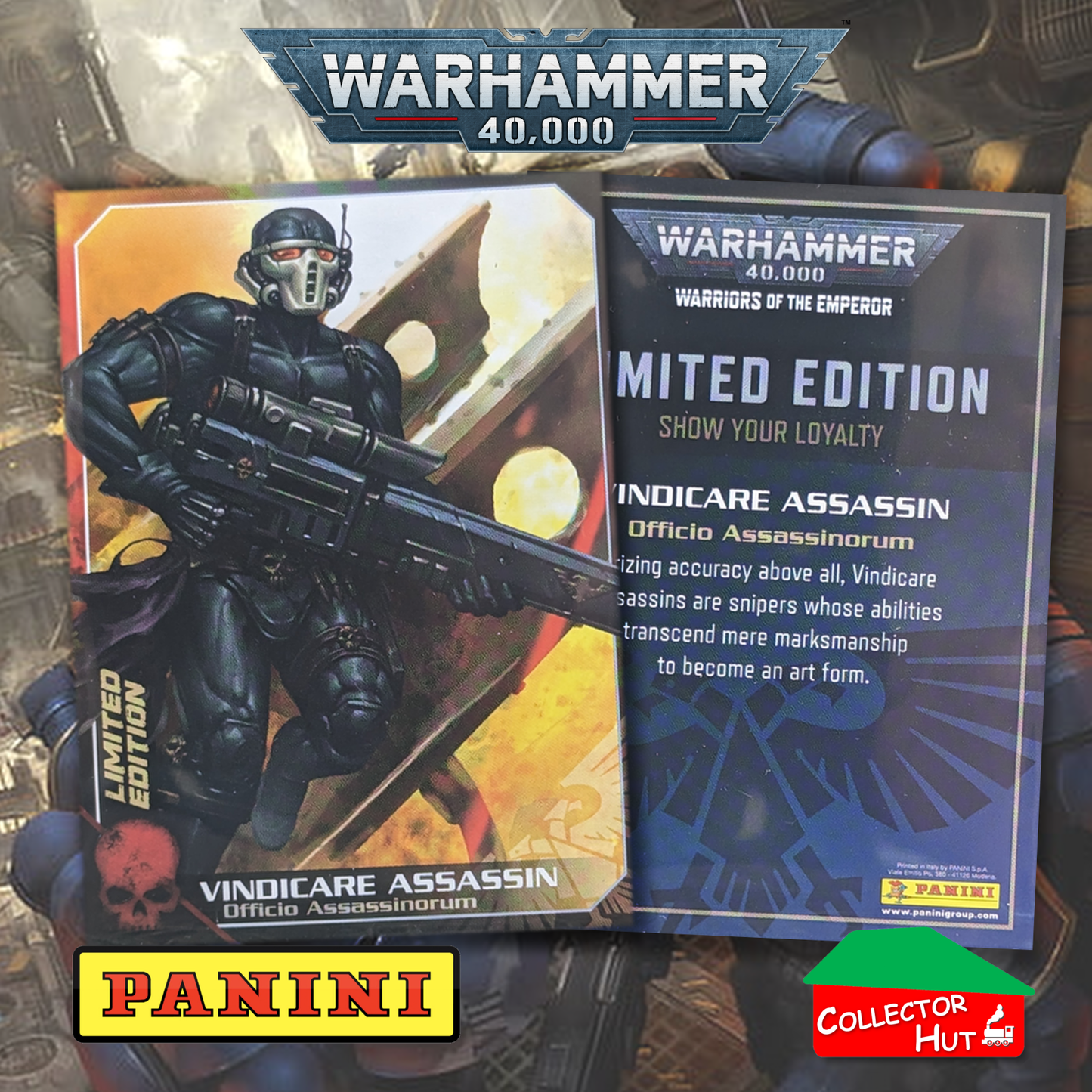 PANINI Warhammer 40,000 40k Warriors of the Emperor Trading Cards You Choose