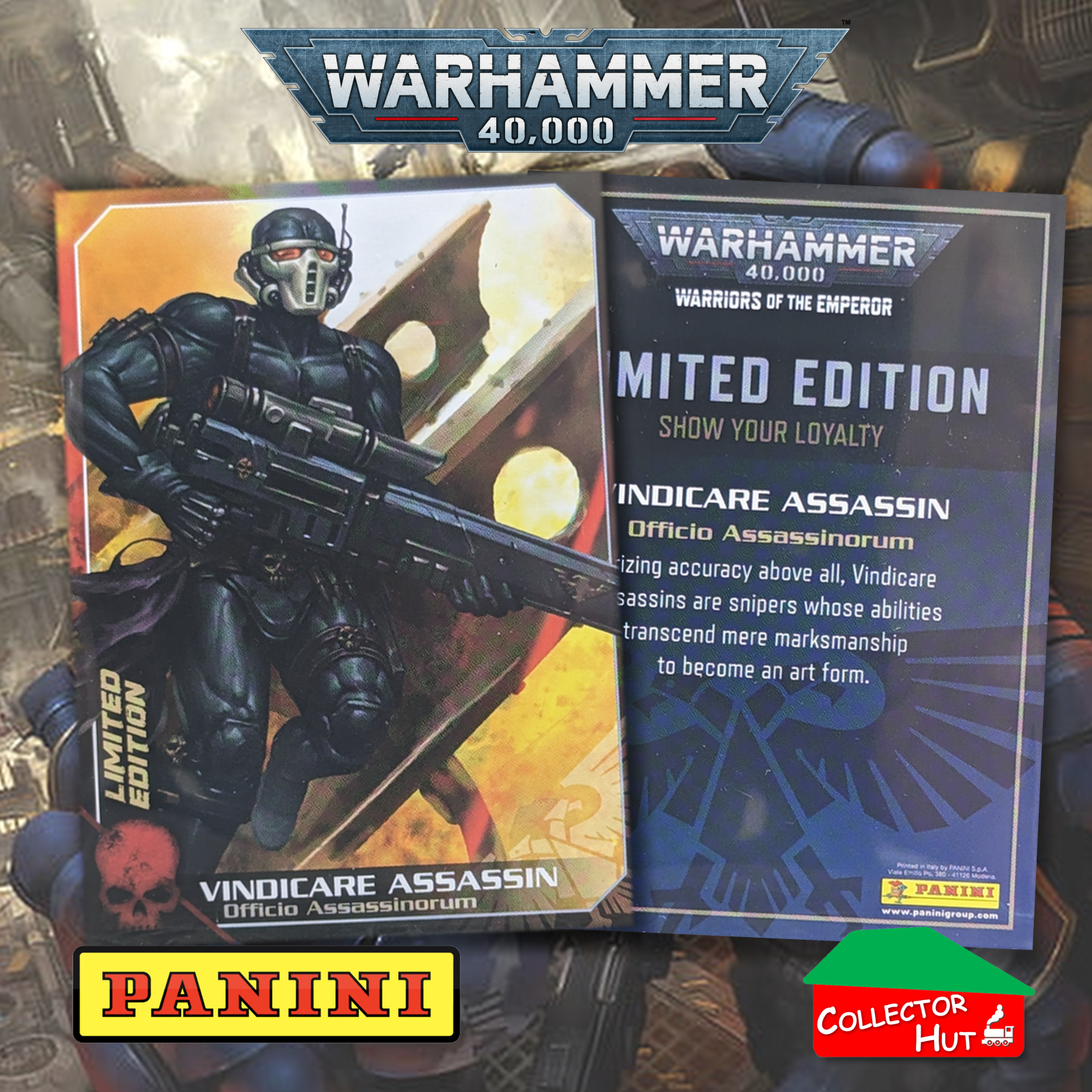 PANINI Warhammer 40,000 40k Warriors of the Emperor Trading Cards You Choose