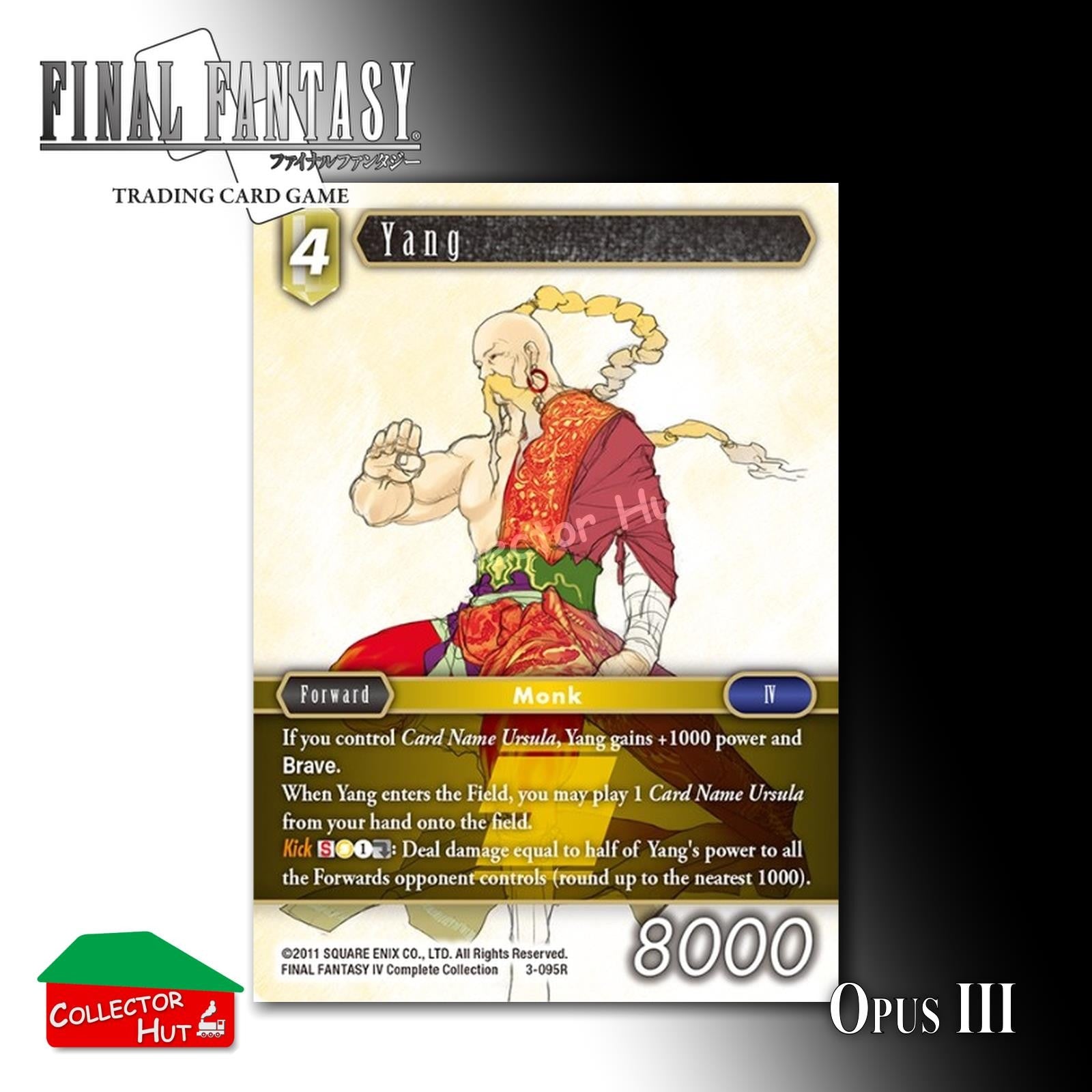 Final Fantasy Trading Card Game OPUS III 3 Singles You Choose