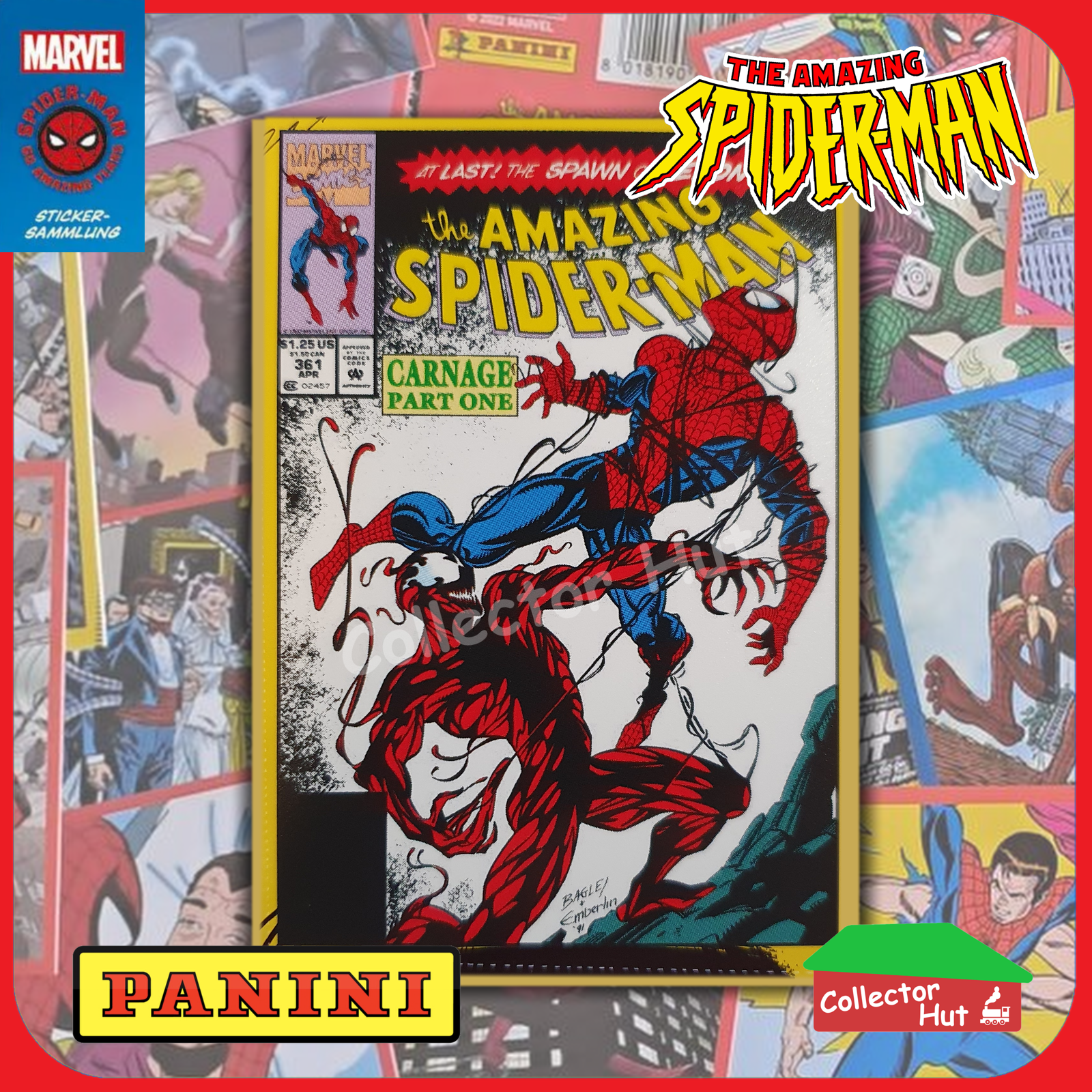 Panini The Amazing Spider-Man 60th Anniversary Trading Cards Singles 1-60
