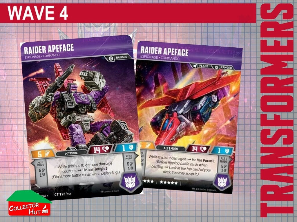 Transformers TCG CHARACTER Trading Cards All Waves