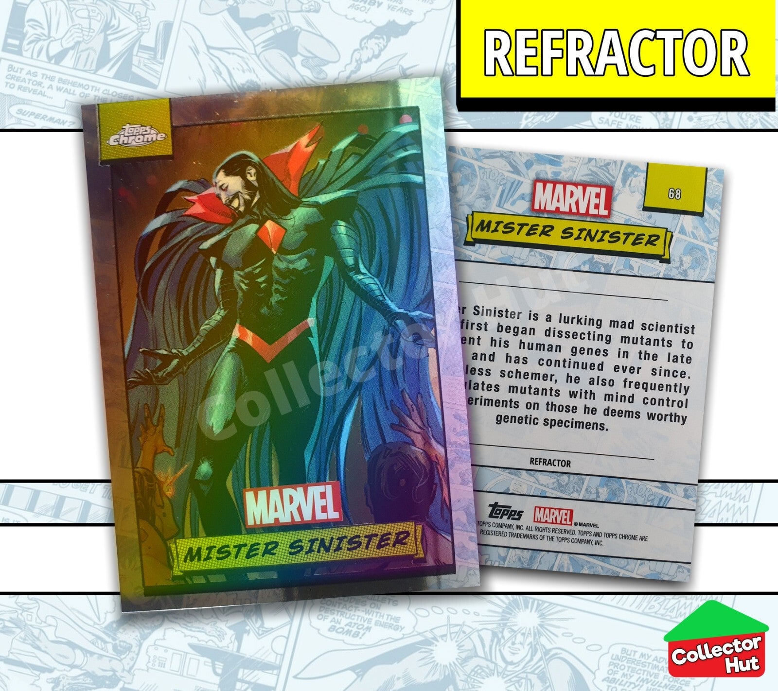 Marvel Topps Chrome 2024 REFRACTOR Card Collection YOU CHOOSE
