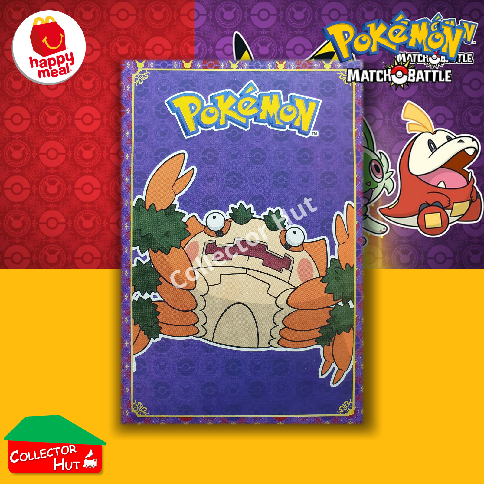 McDonald's Happy Meal 2023 Pokémon Match Battle SINGLE Trading Cards You Choose