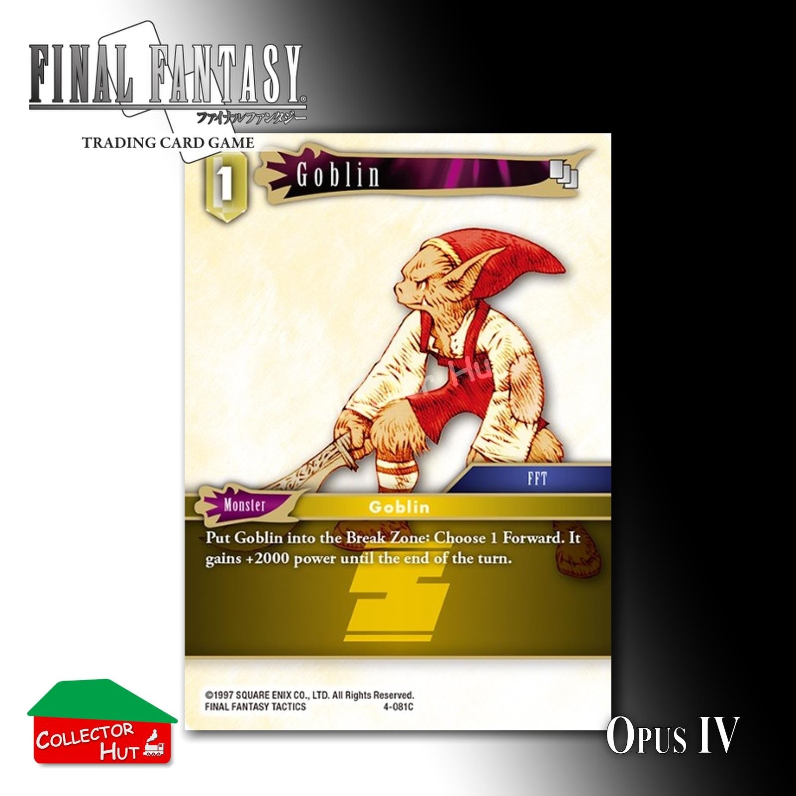 Final Fantasy Trading Card Game OPUS IV 4 Singles You Choose