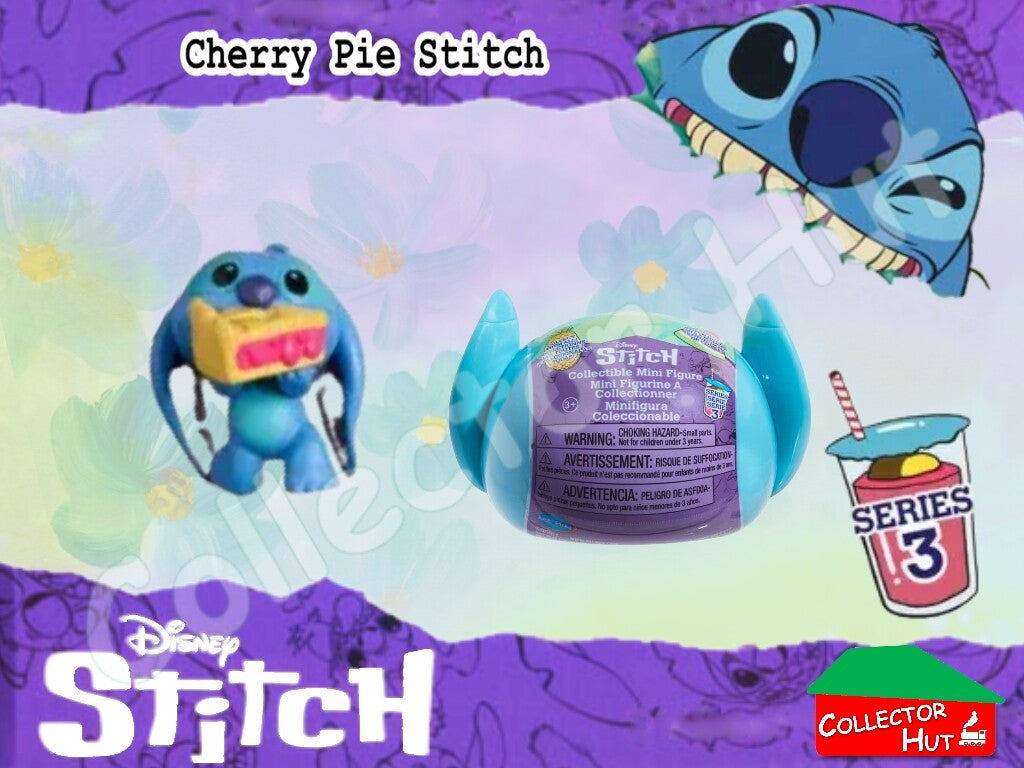Disney Stitch Feed Me Blind Mini Figures Series 3 (Identified) New & Sealed