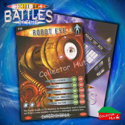 DOCTOR WHO Battles in Time #1-139 EXTERMINATOR RARE & COMMON Cards YOU CHOOSE