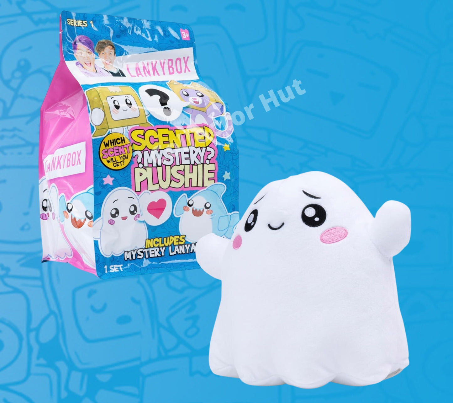 Lankybox 11" Scented Mystery Plush Series 1 IDENTIFIED Choose Your Character