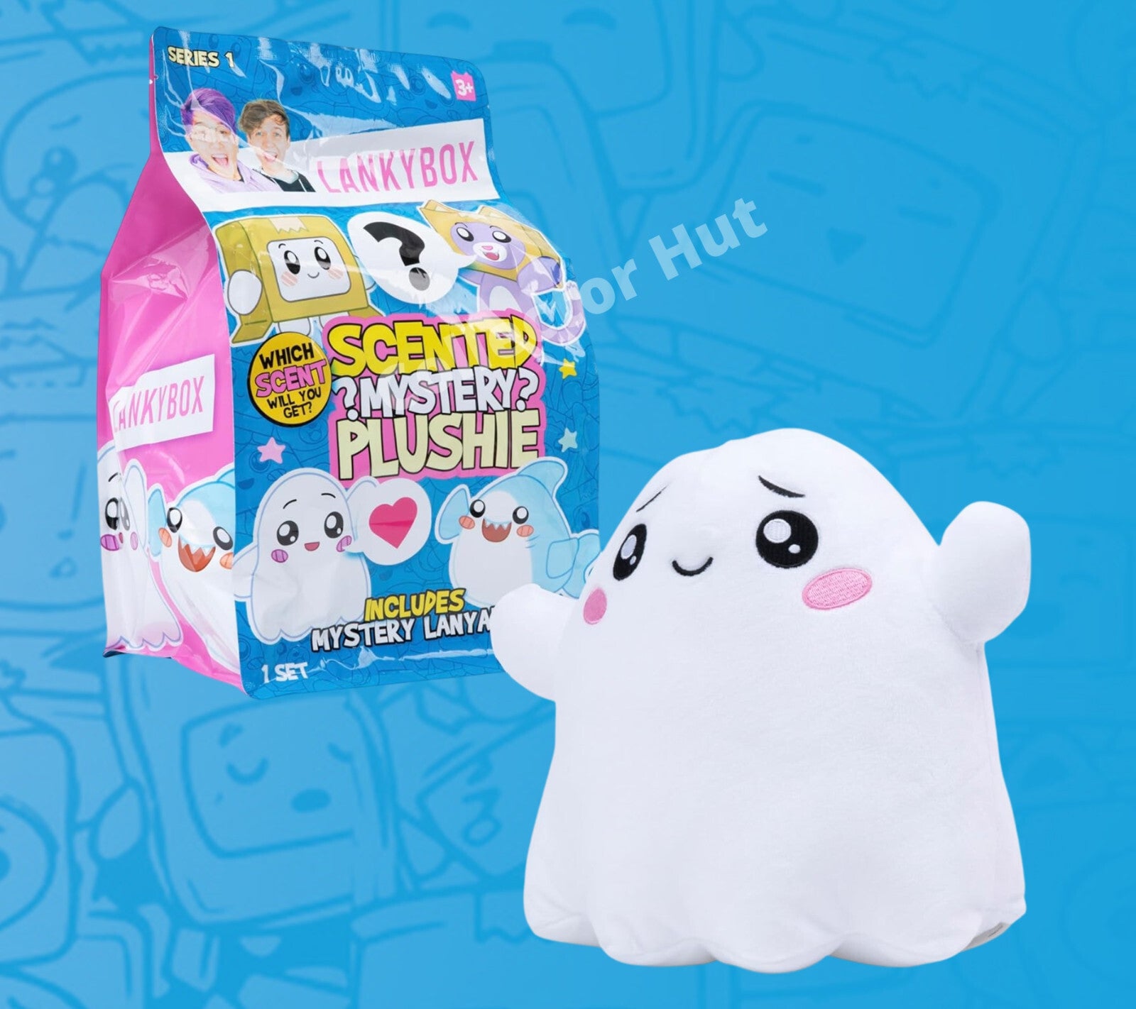 Lankybox 11" Scented Mystery Plush Series 1 IDENTIFIED Choose Your Character