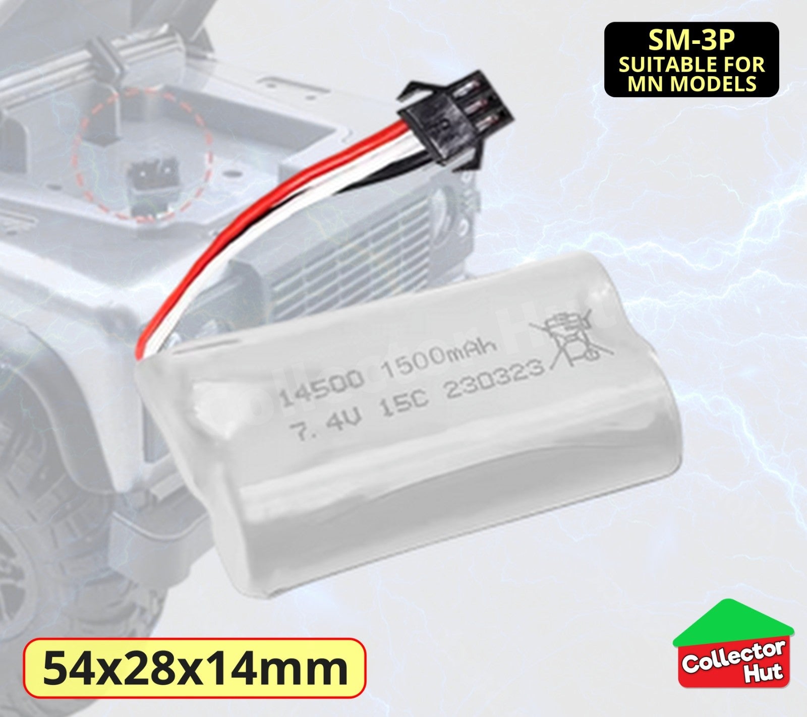 RC Lipo Batteries Car Truck JST SM Plug USB Chargers 7.4V