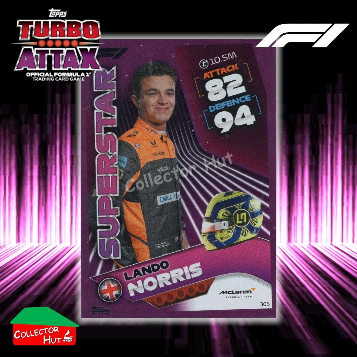 Topps Turbo Attax Formula 1 F1 2022 PINK GREEN RED Parallel Cards